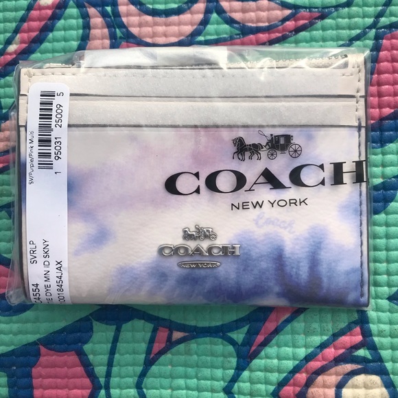 Coach Handbags - NWT Coach Mini Skinny Id Case With Tie Dye Print